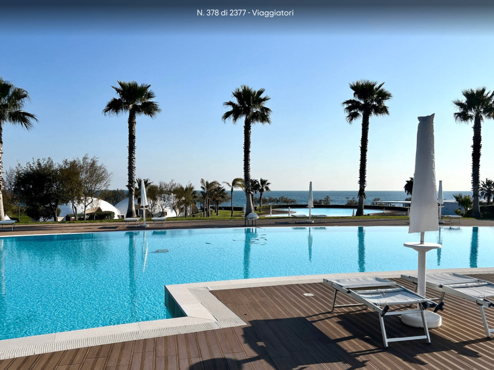 Piscina fronte mare